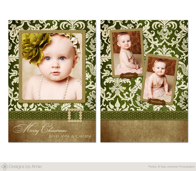 Vintage Glam Christmas Card - Click Image to Close