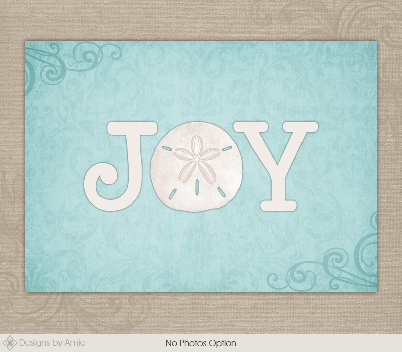 Sand Dollar Ornaments Christmas Card - Click Image to Close