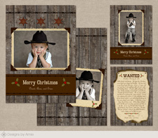 Western Christmas Card