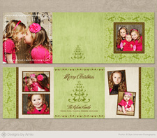 O Christmas Tree Trifold Christmas Card